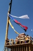 Tulku Sang Ngag Rinpoche at Amitabha Stupa construction