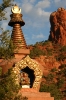 Amitabha Stupa and Red Rocks