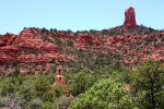 Amitabha Stupa with Red Rocks