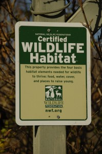 Jetsunma's Wildlife Habitat sign