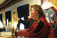 Jetsunma Jetsunma Ahkon Lhamo teaching at KPC