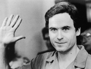 Close Up Portrait of Ted Bundy Waving